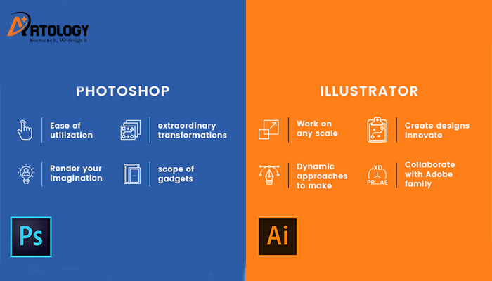Choosing the Right Tool  Adobe Illustrator vs Photoshop for Graphic Design